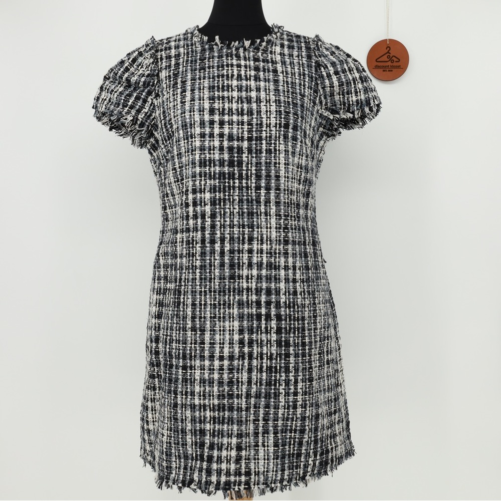KATE SPADE Flutter Sleeve Tweed‎ Dress
